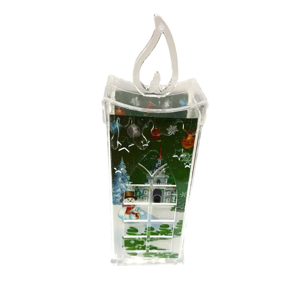 Lumanare decorativa luminoasa Craciun, 16 cm