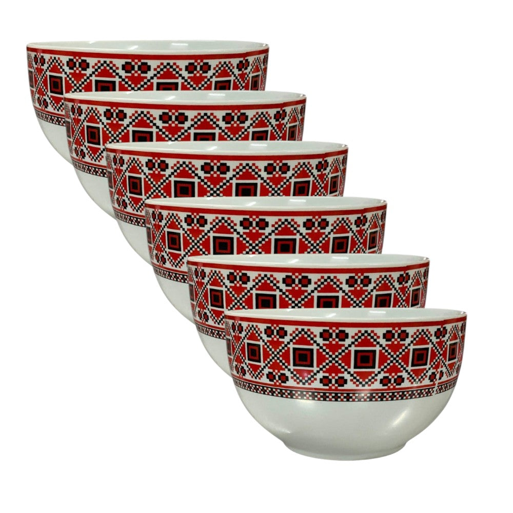 Bol din Portelan, Motiv Traditional, 13 cm