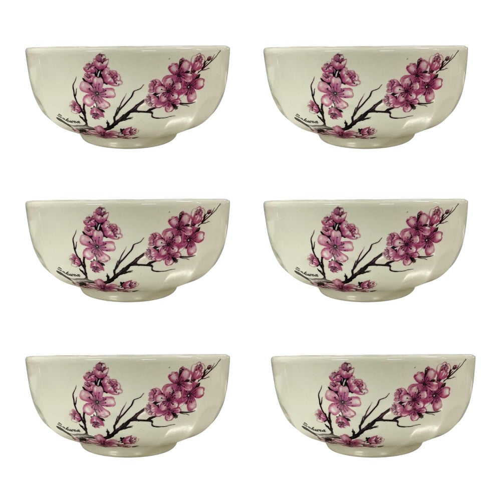 Castron/Bol ceramica Floral , 16 cm , 900 ml