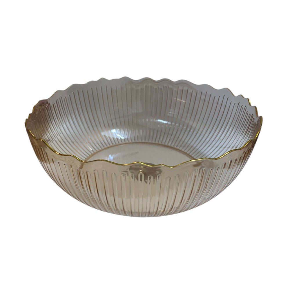 Bol Fumuriu cu Margine Aurie, 22x8 cm