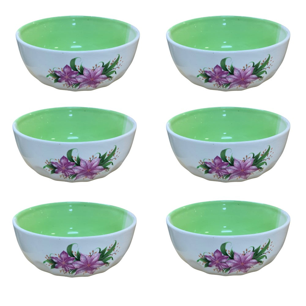 Castron/Bol ceramica Floral , 16 cm , 900 ml