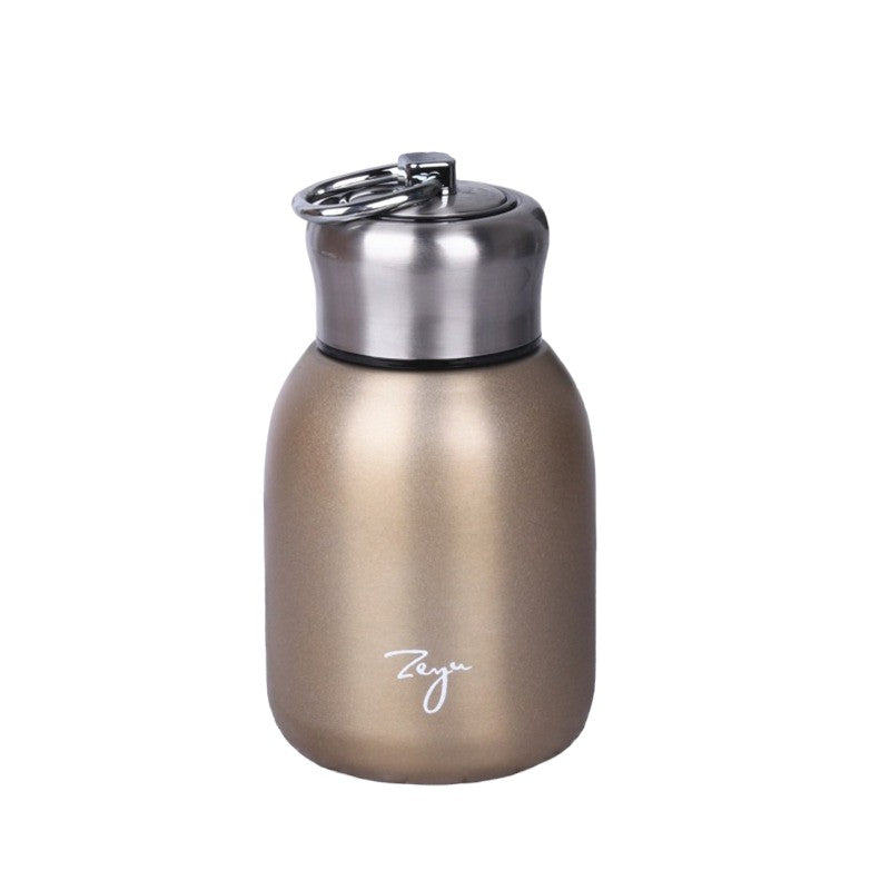 Mini Termos cu inel din otel inoxidabil, 200 ml