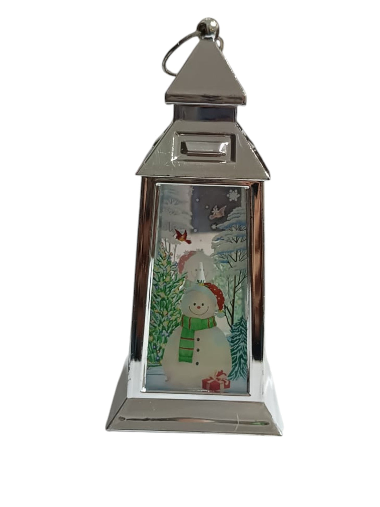 Decoratiune Tip Felinar Cu Baterii, 12 cm