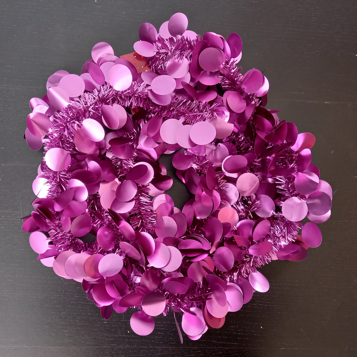 Beteala pentru Bradul de Craciun, Paiete Rotunde, 2 m