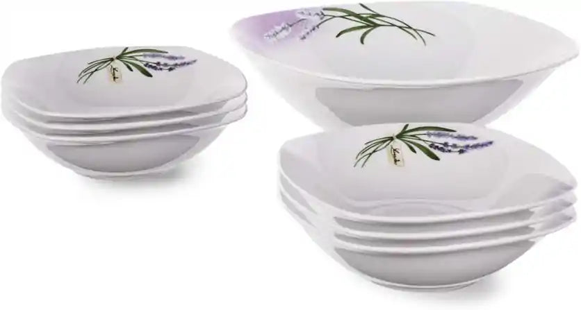 Set 7 boluri din portelan, Banquet, Lavender, salata, masa, bucatarie, cadou, lavanda