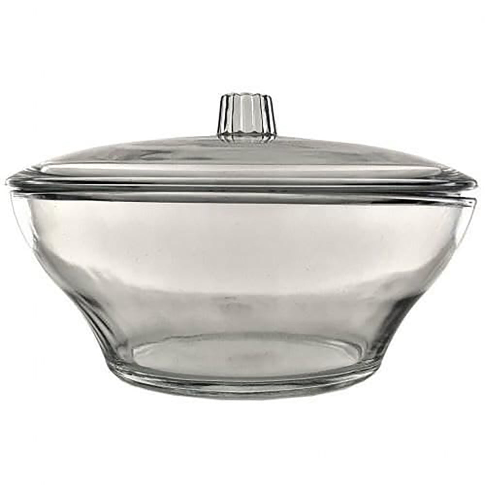 Bol din sticla cu capac, 22x8 cm, 1.5 l