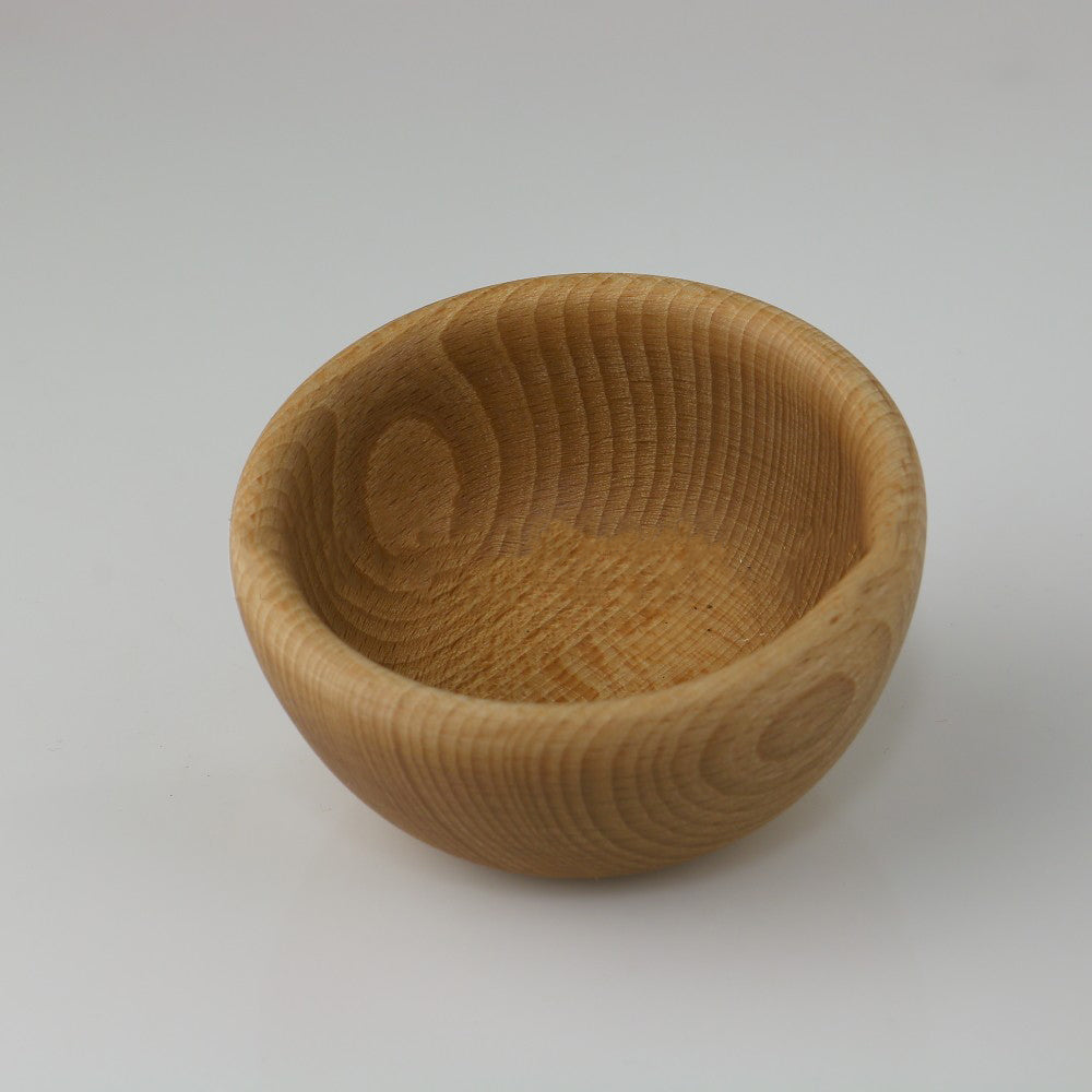 Bol Mic Rotund din Lemn,14 cm, traditional, sos, mic dejun, seminte, decor