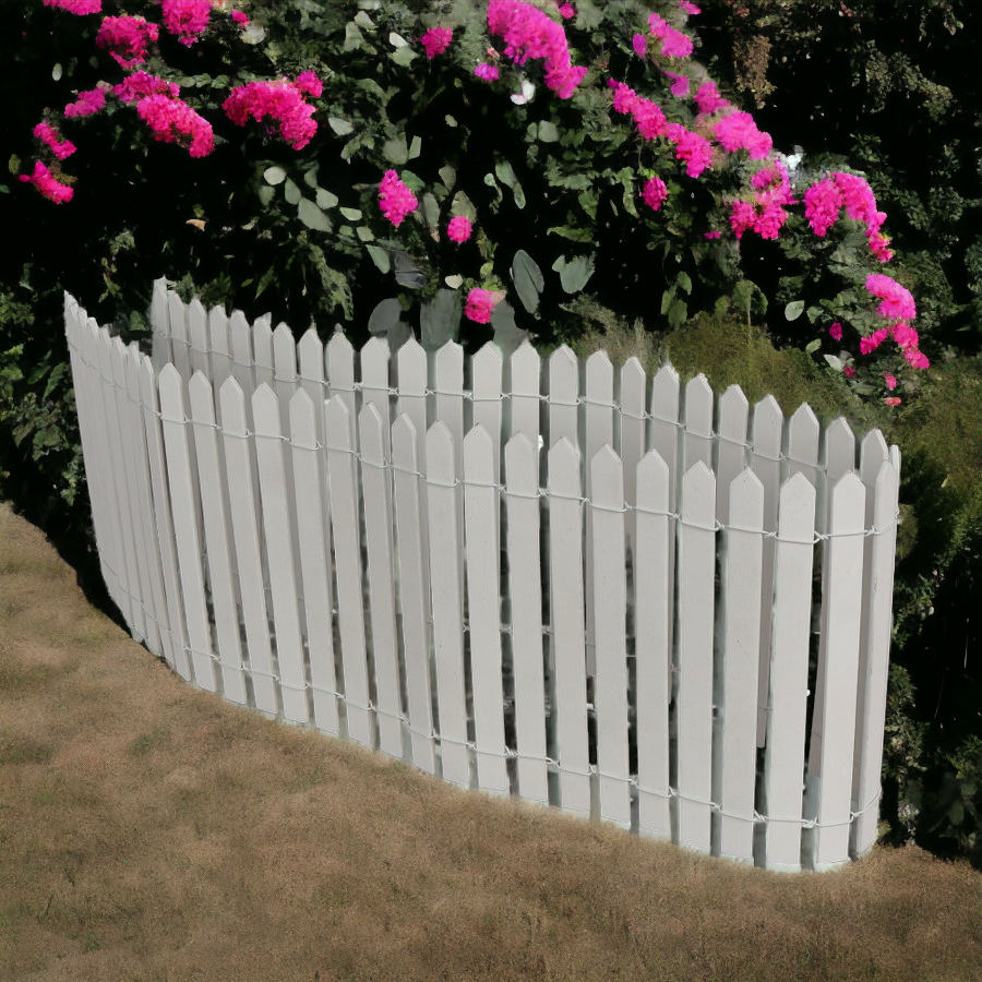 Bordura Gardulet Decorativ, Lemn, pentru Gazon sau Flori,  90x16 cm