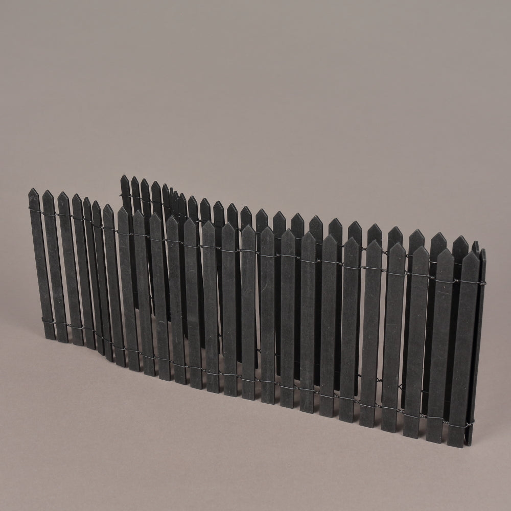 Bordura Gardulet Decorativ, Lemn, pentru Gazon sau Flori,  90x16 cm