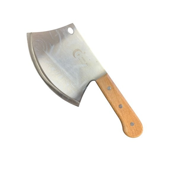 Satar din Otel Inoxidabil cu maner din lemn 32 cm, 580g