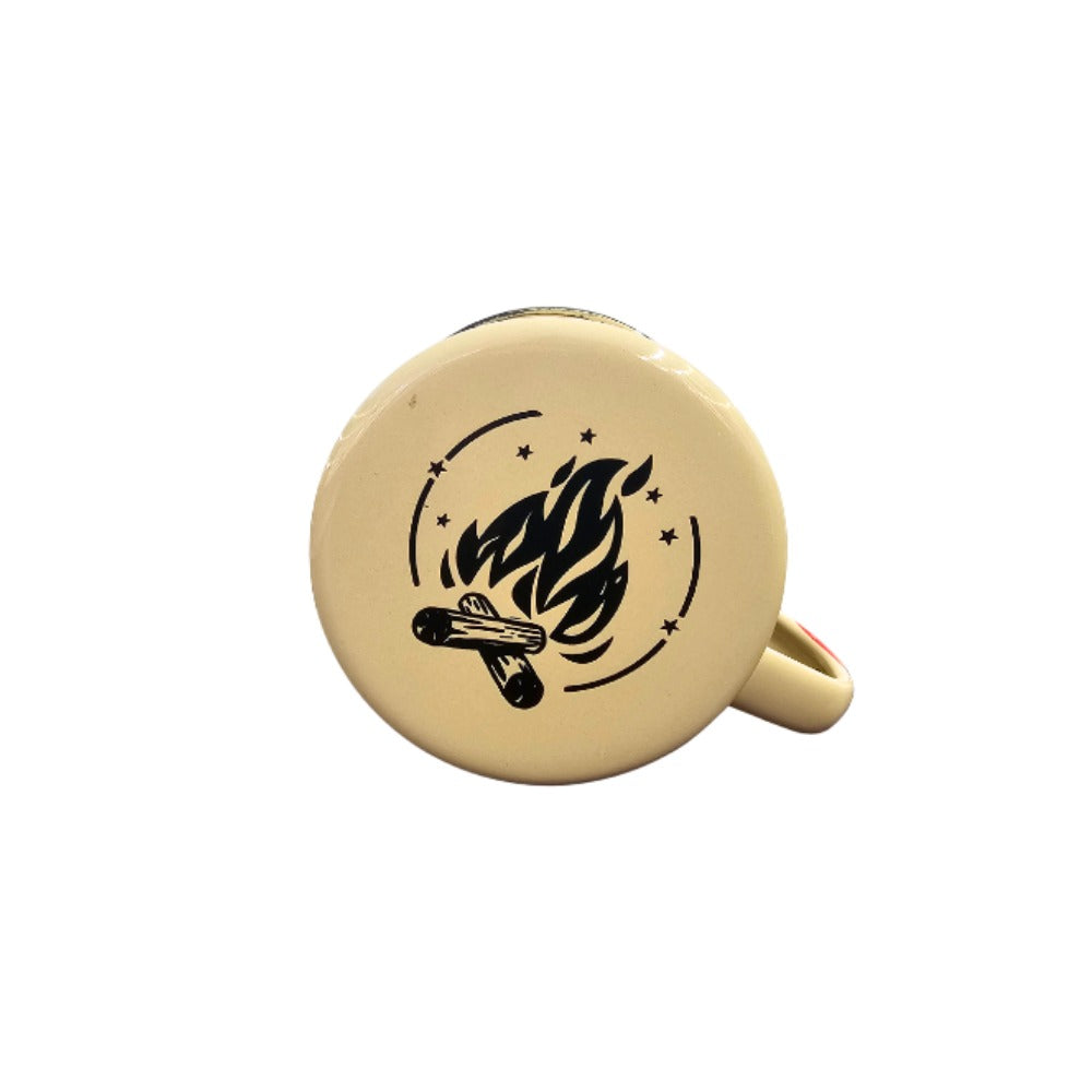 Cana Metalica Emailata, model Munte/Mare/Moto , 350 ml