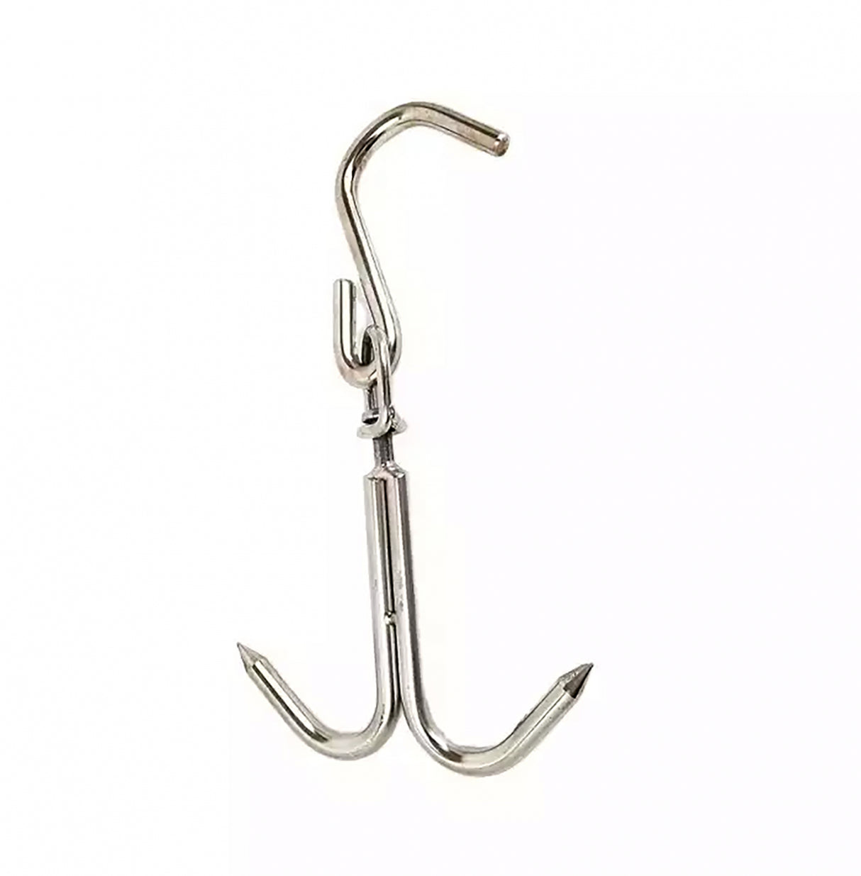 Carlig Macelarie cu 2 capete pentru agatat carne, 24 cm