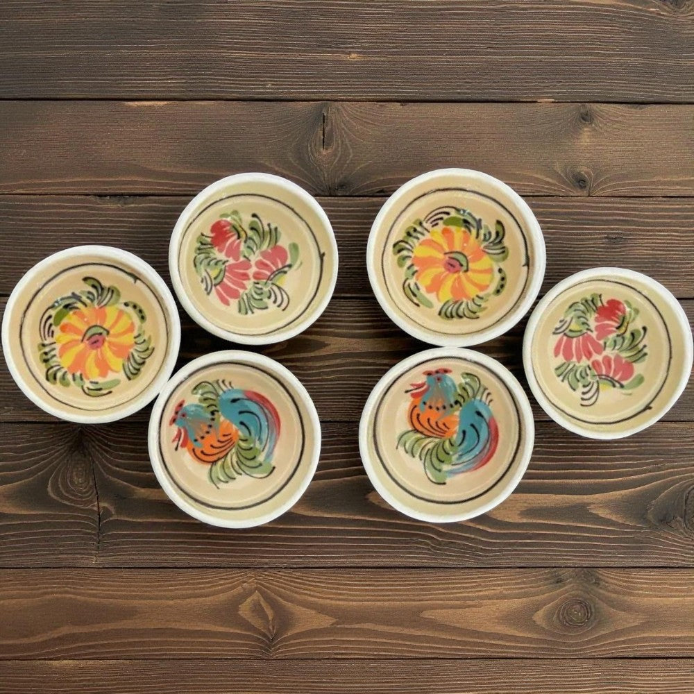 Castron Ceramica , pictat manual , 16*7 cm,800 ml