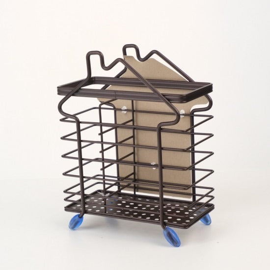 Suport pentru Ustensile de Bucatarie,Metalic - Bronz , 15x20 cm