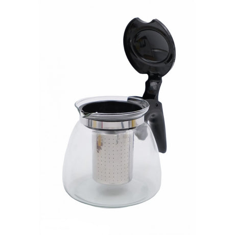 Ceainic cu infuzor, Metal si Sticla, 900 ml