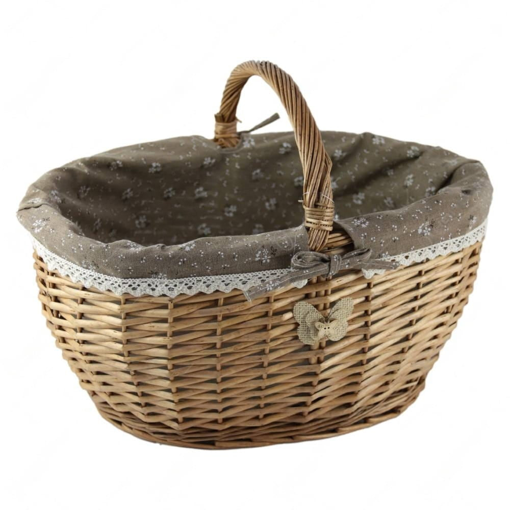 Cos pentru Cumparaturi cu Husa, Rachita, 50x33 cm