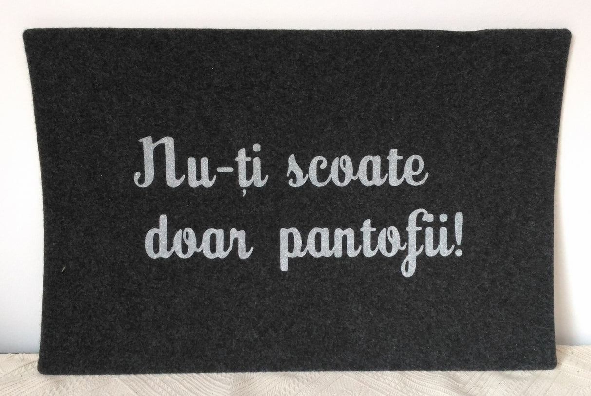 Covor de intrare, Mesaj haios, 60x40cm