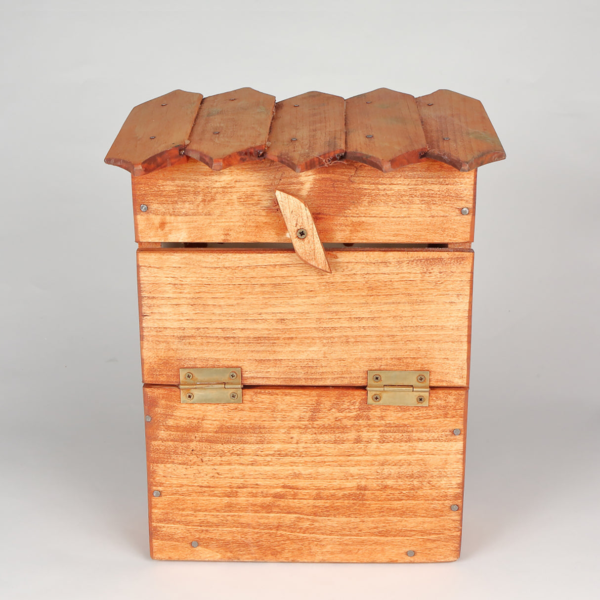 Cutie Postala din Lemn, Maro, 40x27 cm