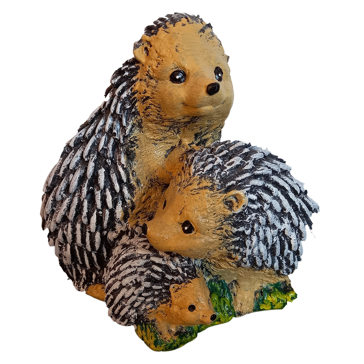 Decoratiune pentru Gradina, Familie de Arici, Polirasina, 26x22 cm