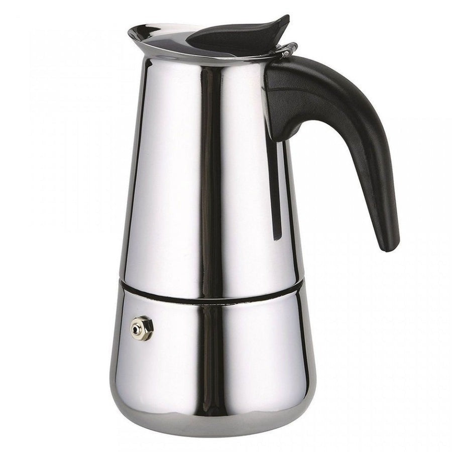 Set Espressor pentru aragaz,Inox si Lingurita Dozatoare cafea cu clema de prindere