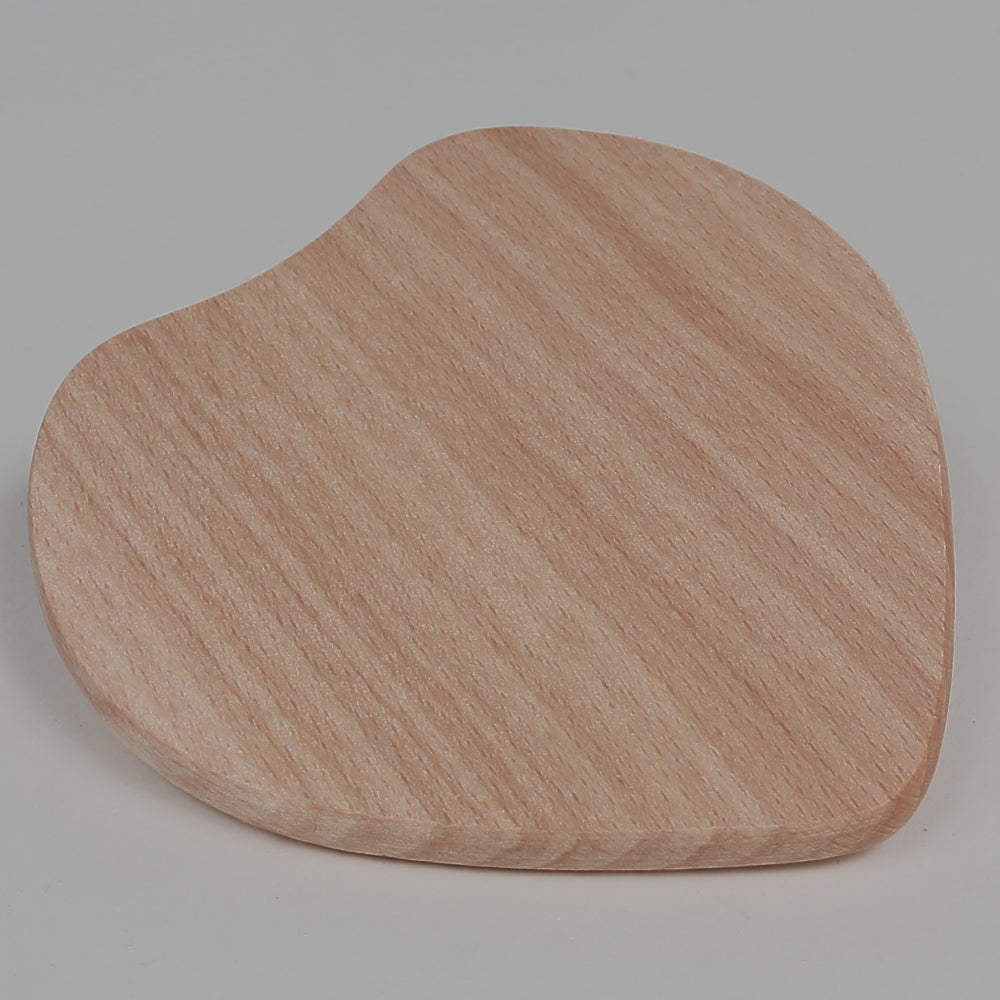 Suport din lemn pentru pahar, Inima, 12x11 cmm