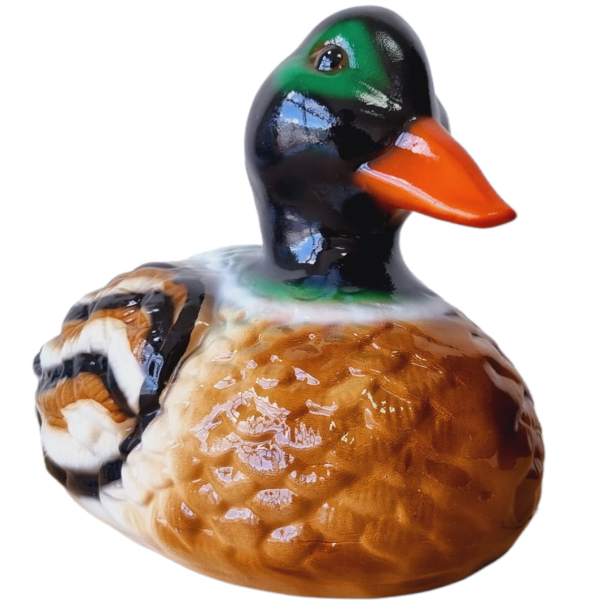 Figurina de gradina, Pictata Manual, Rata, Polirasina, 22x32x17 cm