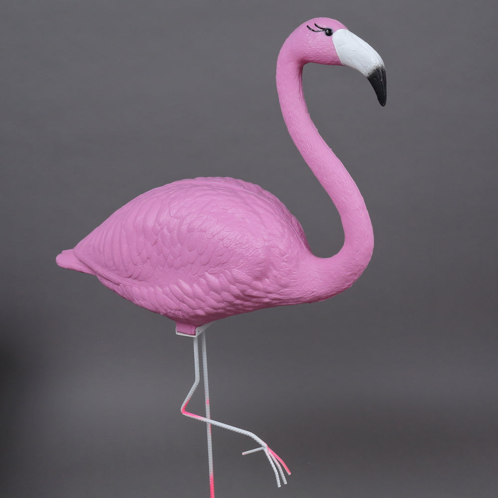 Flamingo, ornament decorativ pentru Curte sau Gradina, Plastic, 102x55 cm
