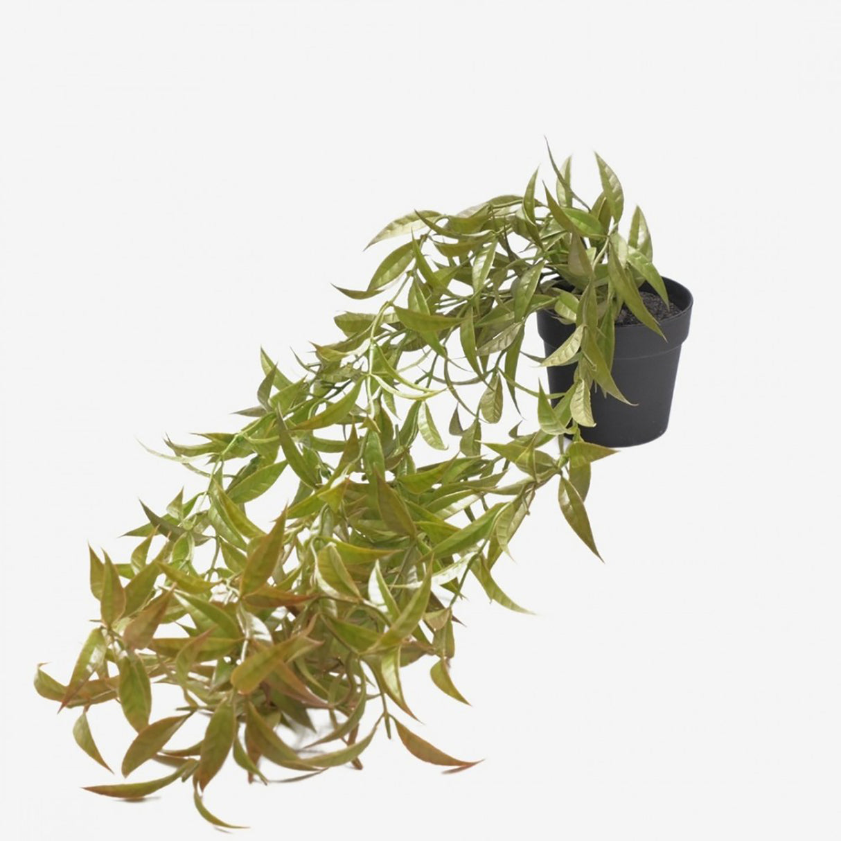 Planta artificiala curgatoare in Ghiveci, Verde, 50x9x9 cm