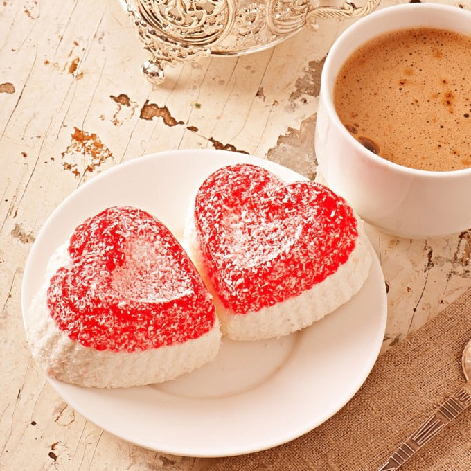 Formă de copt din silicon,Inimă - 28 x 25,7 x 4,5 cm