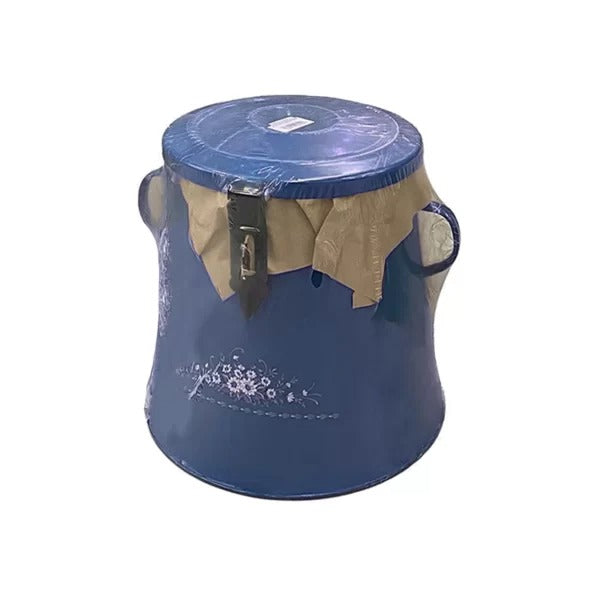 Garnita emailata 5L/ 10 L , cu Capac si Prindere ,Pictata, Diverse Culori