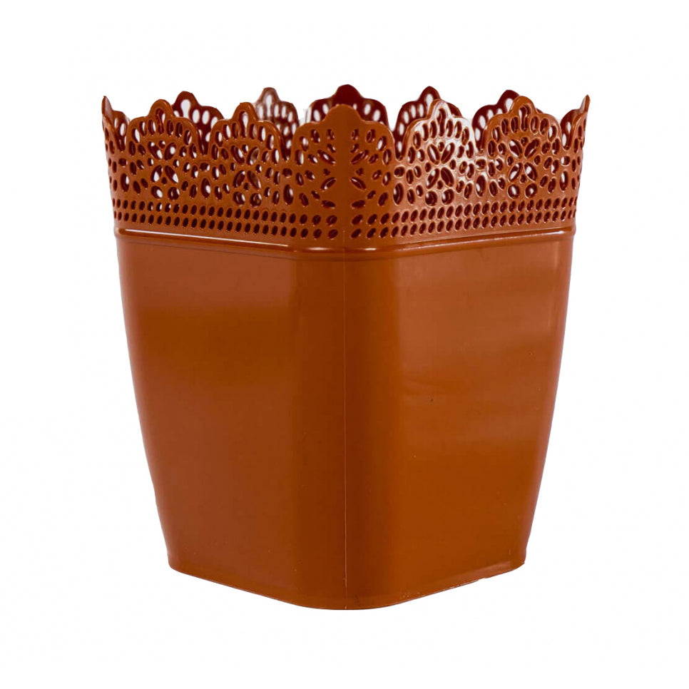 Ghiveci Dantelat, Patrat, Polipropilena