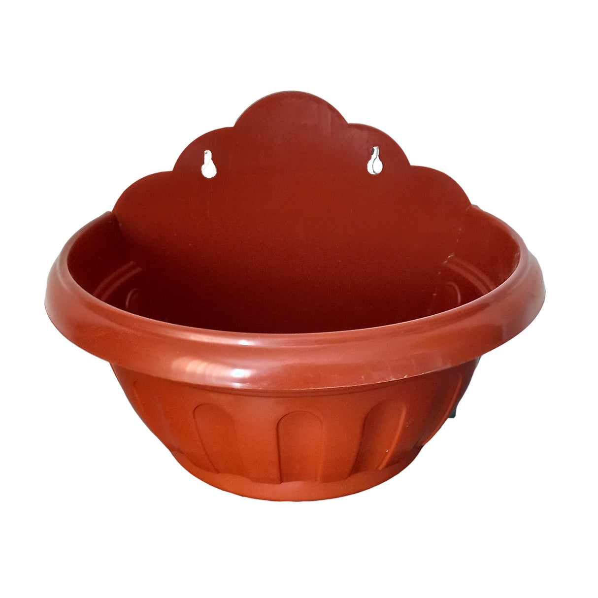 Ghiveci de perete din Plastic, Maro, 25 cm