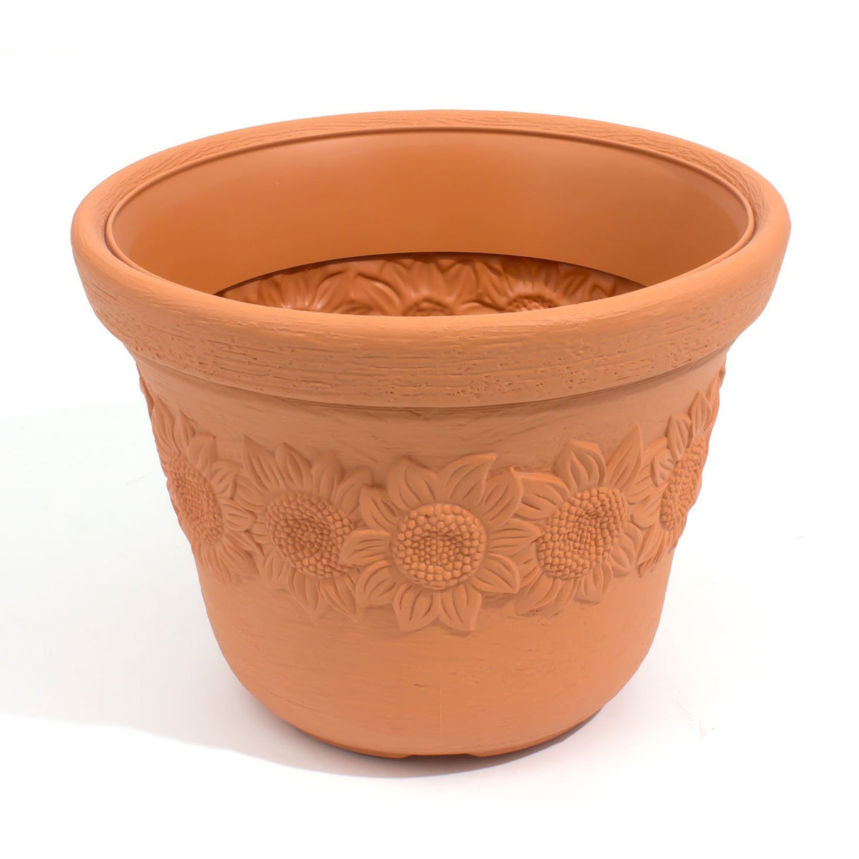 Ghiveci Sunny, Biscuit Natural, 30 cm, 7 litri