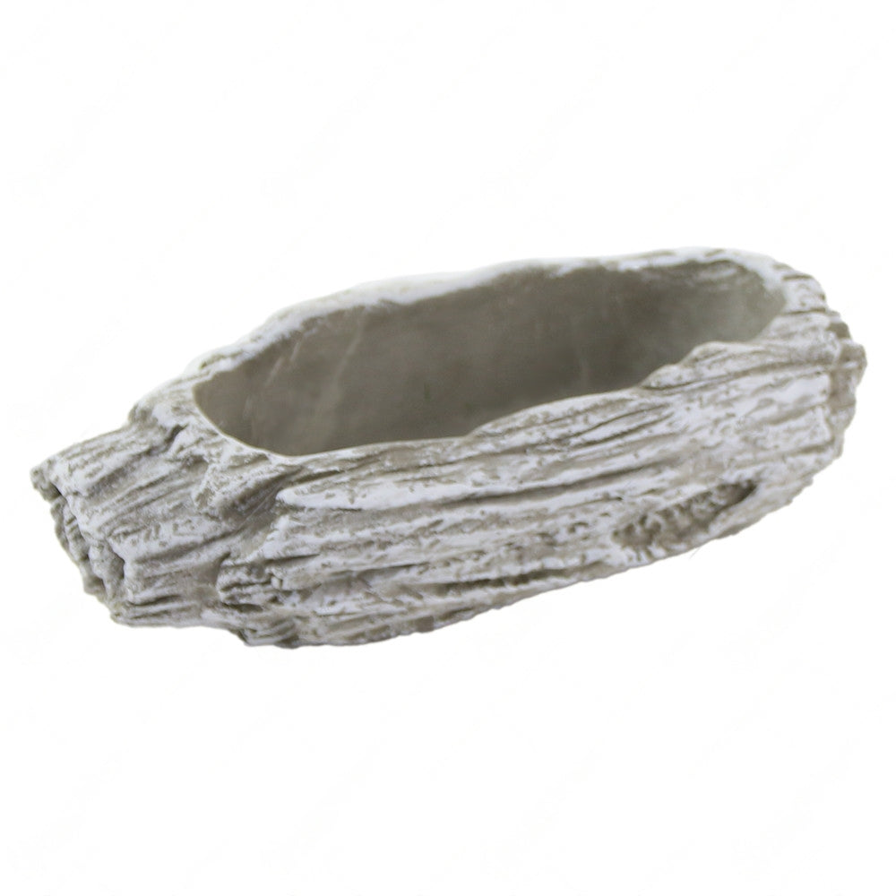 Ghiveci pentru flori, Piatra Naturala, Gri deschis, 21x9x6.5 cm