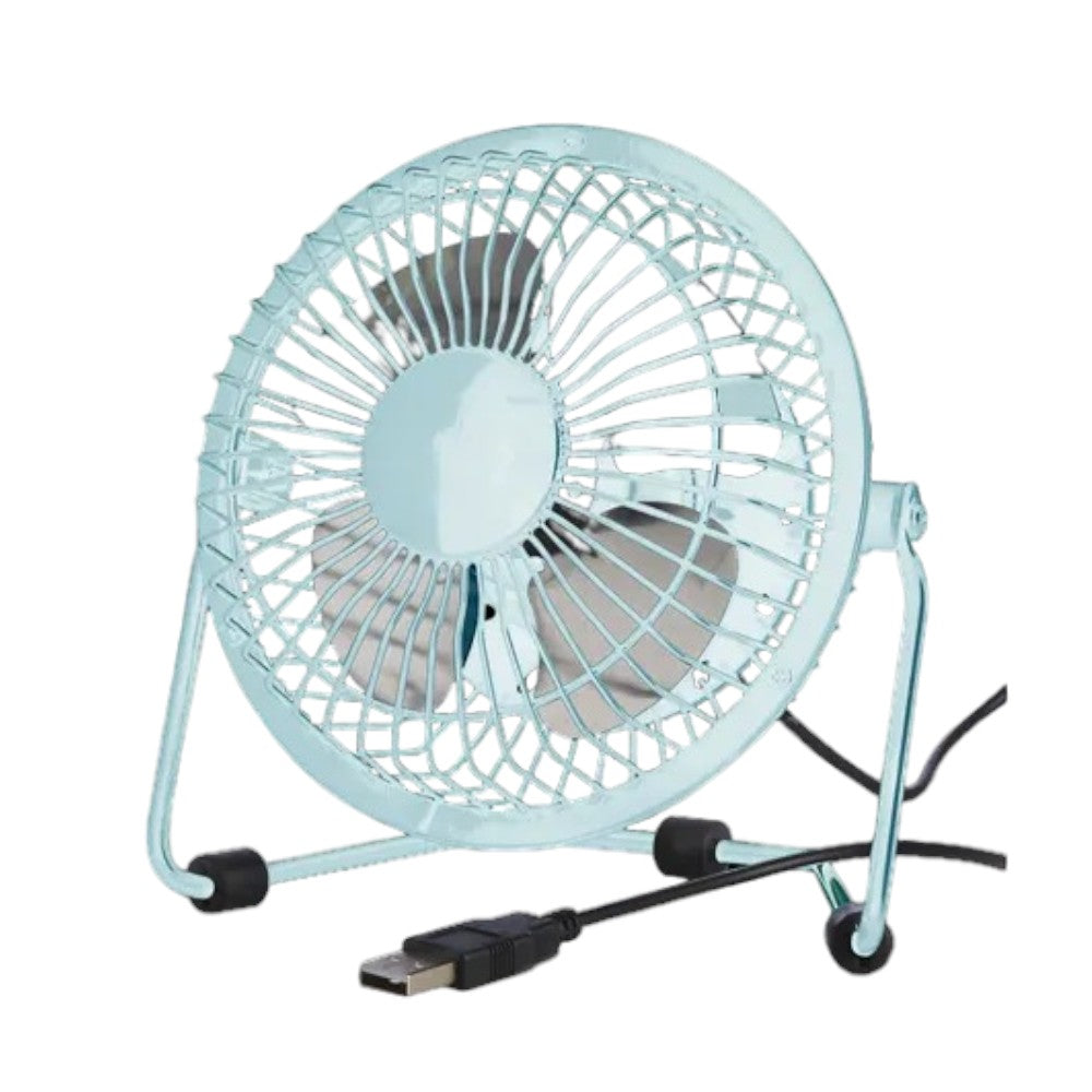 Ventilator pentru birou, USB, Metal, 20x10x20 cm