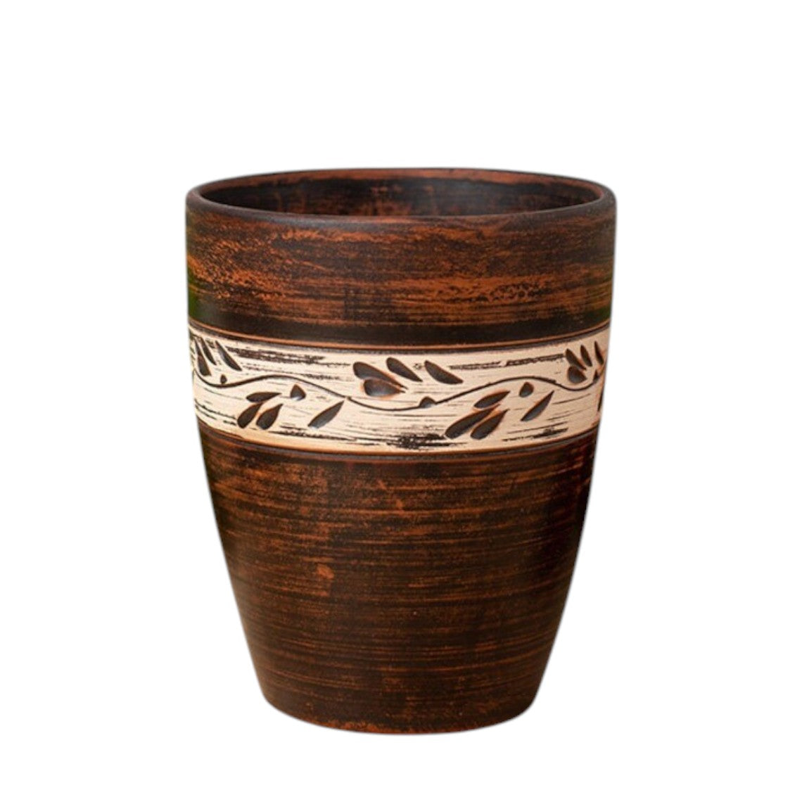 Pahar Lut angob pictat manual , 350 ml