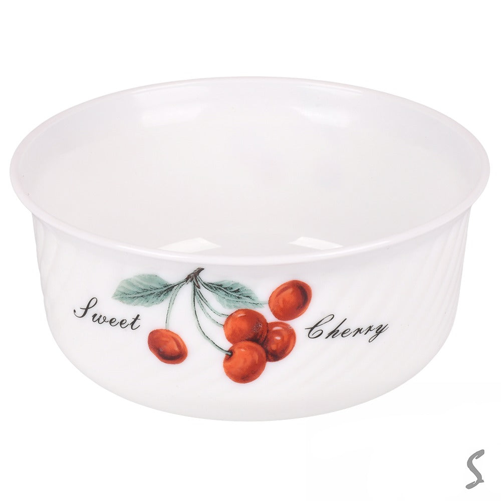 Set 3 Boluri/Caserole opal capac plastic, Etansare vid , Fructe