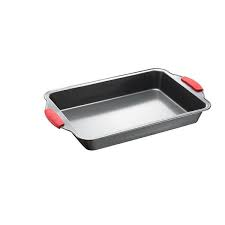 Tava cuptor metal, manere silicon, 40.7x25.7x5.2 cm