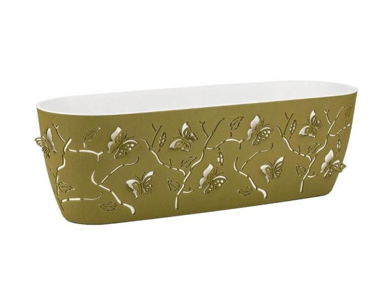 Jardiniera 3D cu Fluturi, Polipropilena