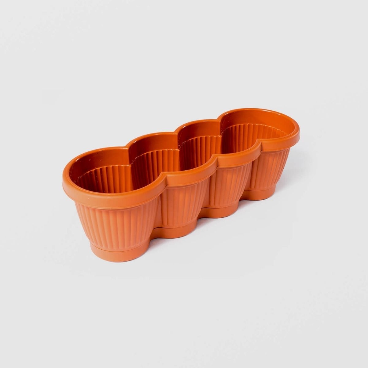 Jardiniera plastic,model Bellla nr.4 cu tava,40 cm