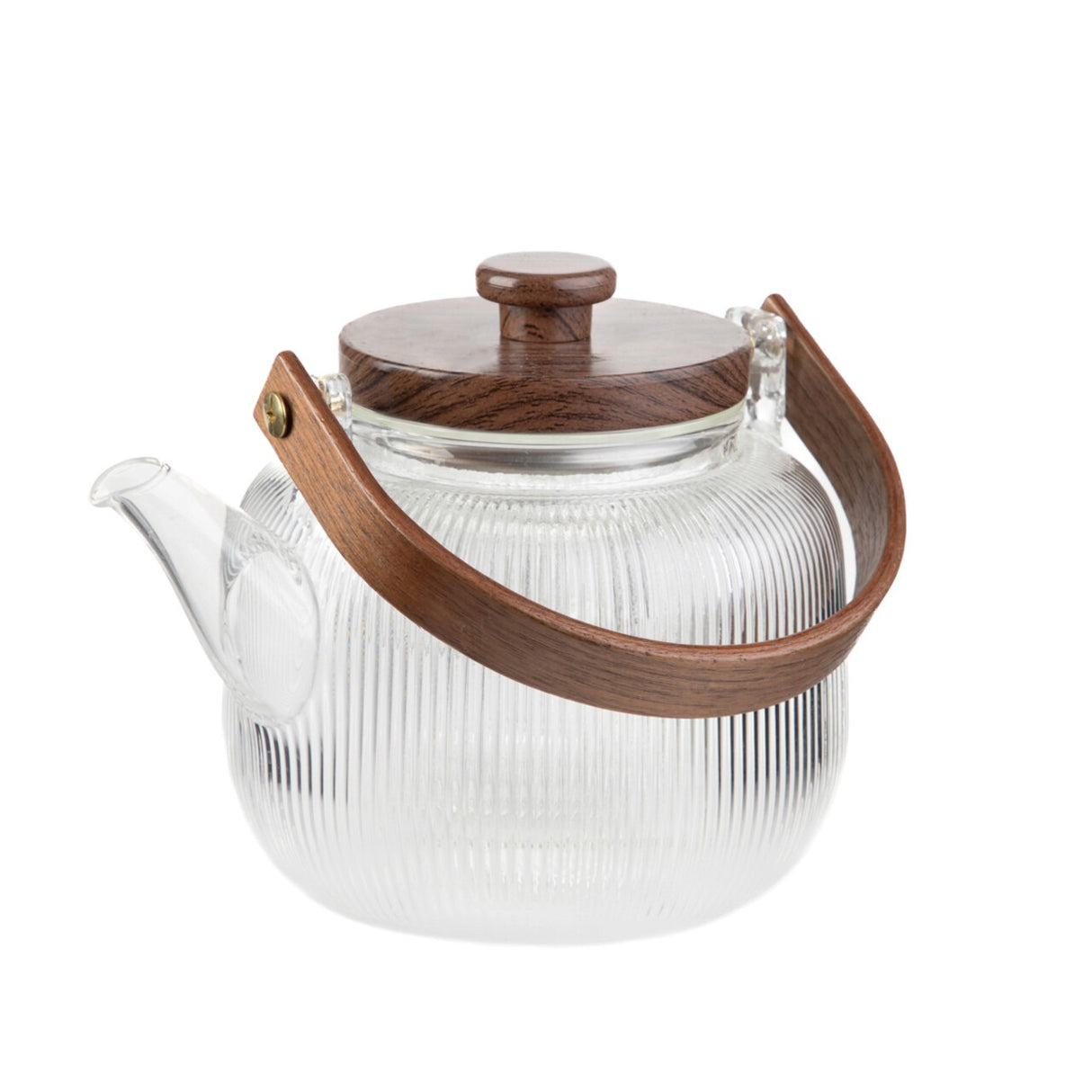 Set Ceainic cu infuzor 800 ml + 4 Pahare japoneze 160 ml sticla brosilicata