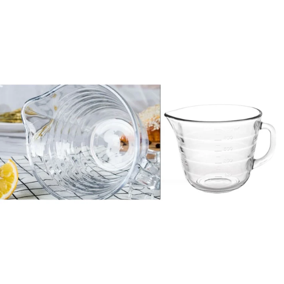 Cana gradata din sticla / Latiera pentru spumarea laptelui , 500 ml