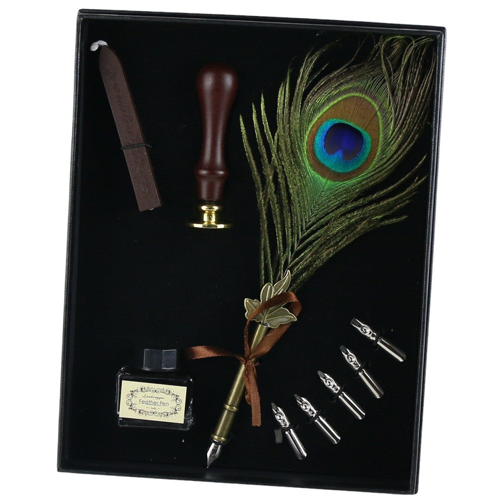Set pana de scris VINTAGE – 9 piese