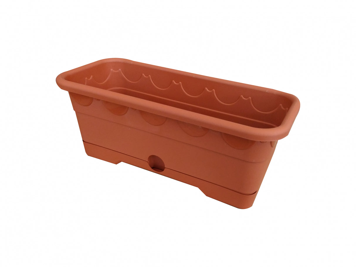 Jardiniera Bayel, 30 cm, Lalea, Culoare teracota
