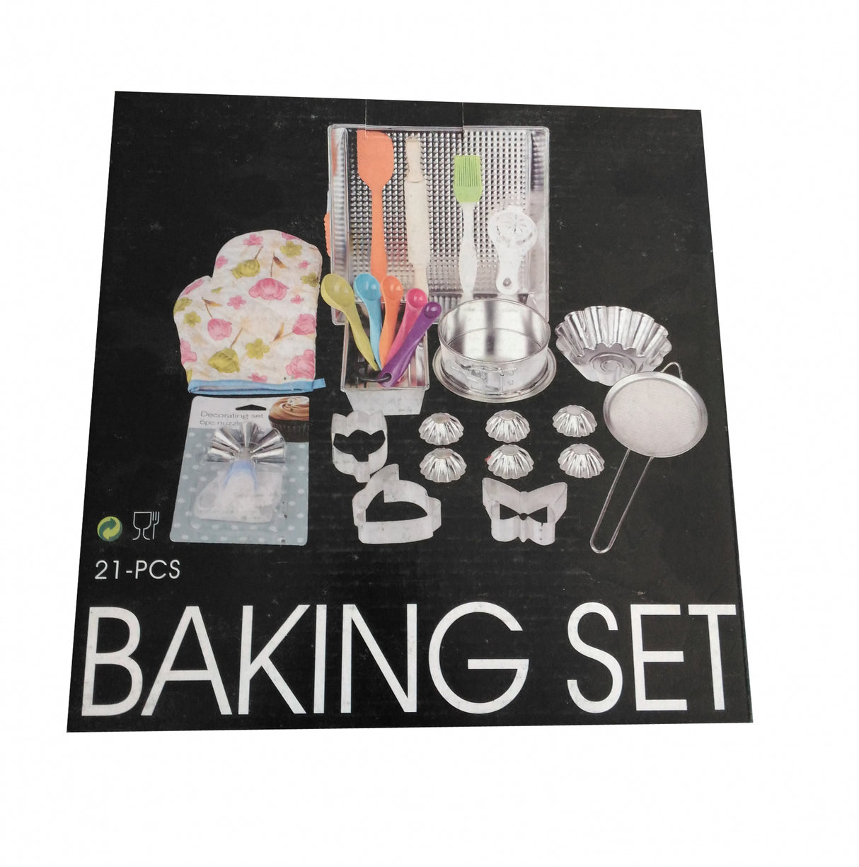 Mini Set Cofetarie, 21 de piese, pentru coacerea si ornare prajiturilor