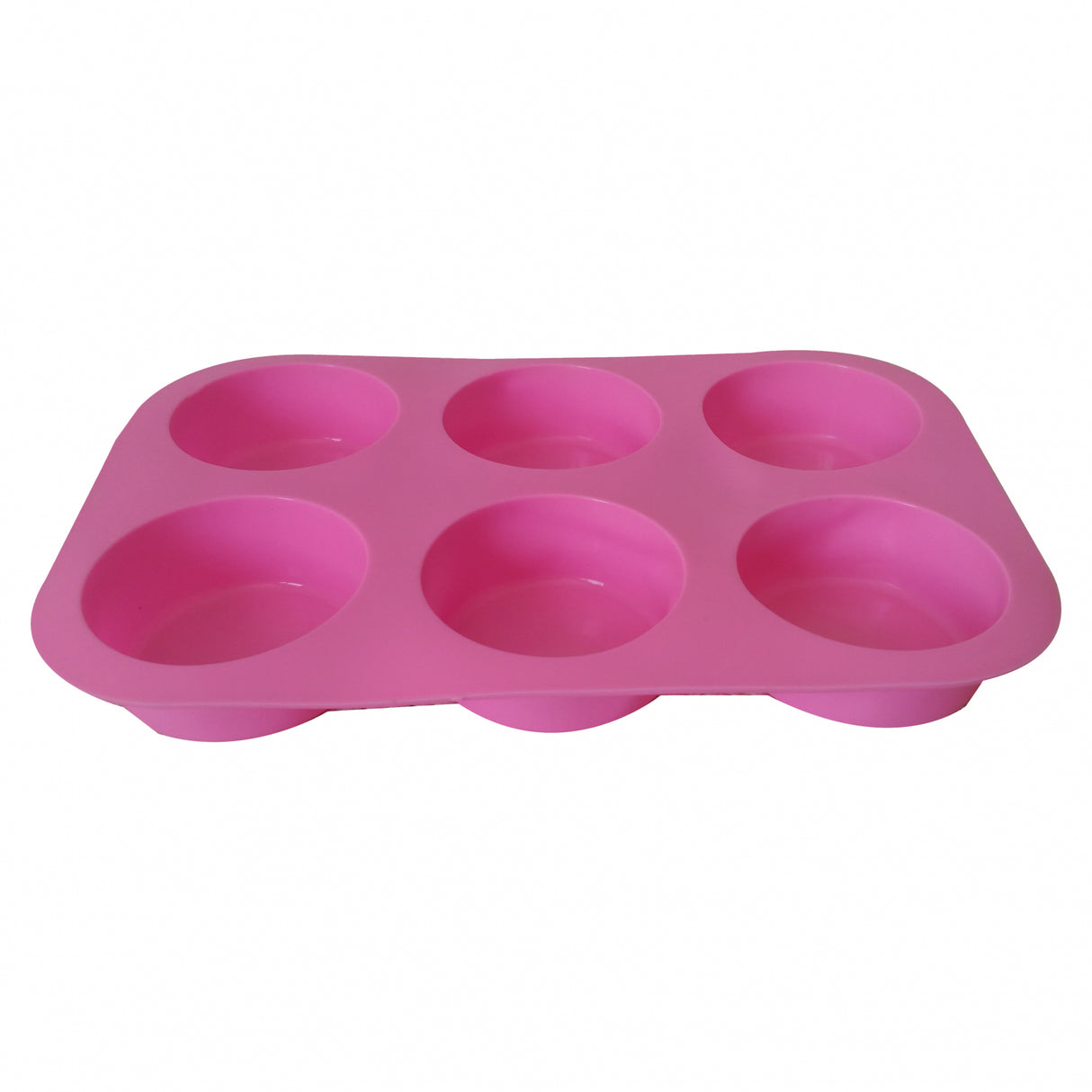 Forma de copt din Silicon pentru 6 Briose, 25x17x3 cm