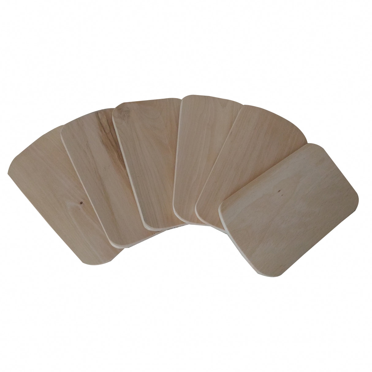 Set 6 tocatoare din Lemn, 13.5x23 cm
