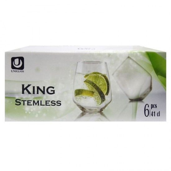 Set 6 Pahare apa/gin, 410 ml