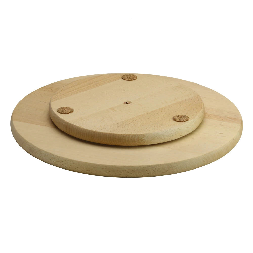 Platou rotund din Lemn, Rotativ, 40 cm