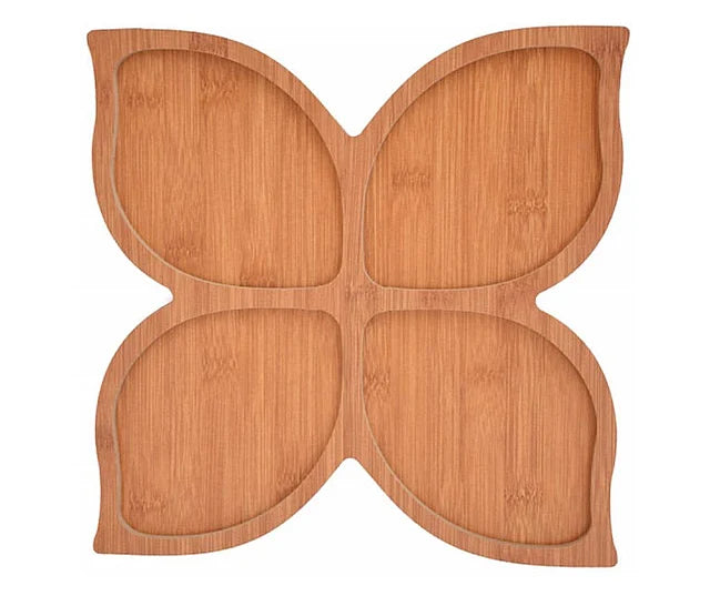 Platou Servire Compartimentat, Bambus